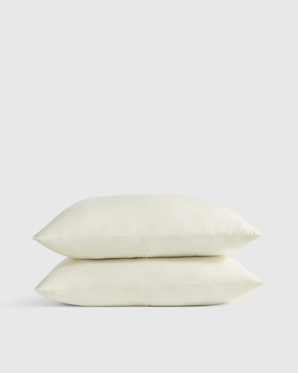 Organic Crisp Percale Sham Set - Standard / White