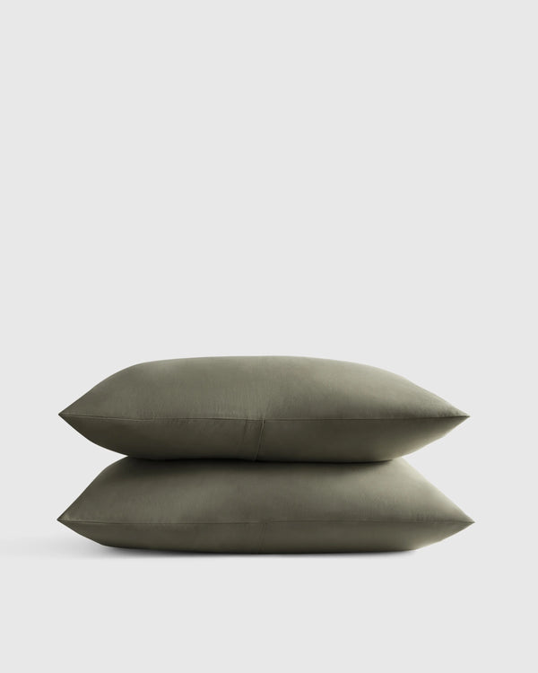 Organic Crisp Percale Sham Set - Standard / White