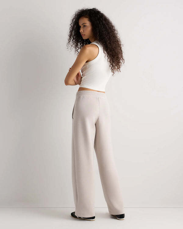 CloudComfort Wide Leg Pants - XS / Pebble Beige