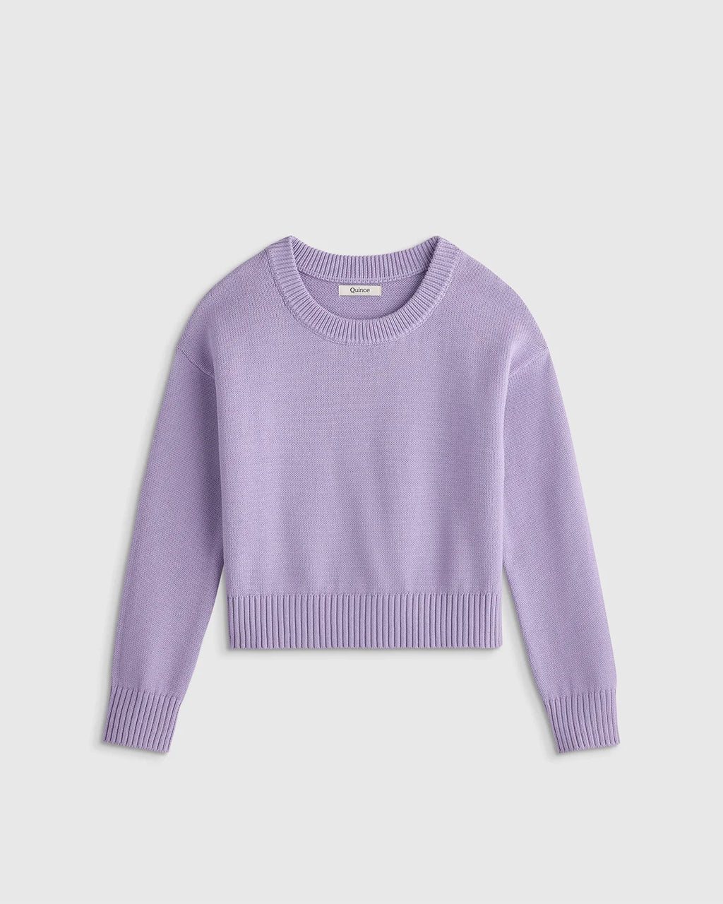 100% Organic Cotton Crewneck Sweater - 2T / Navy/White