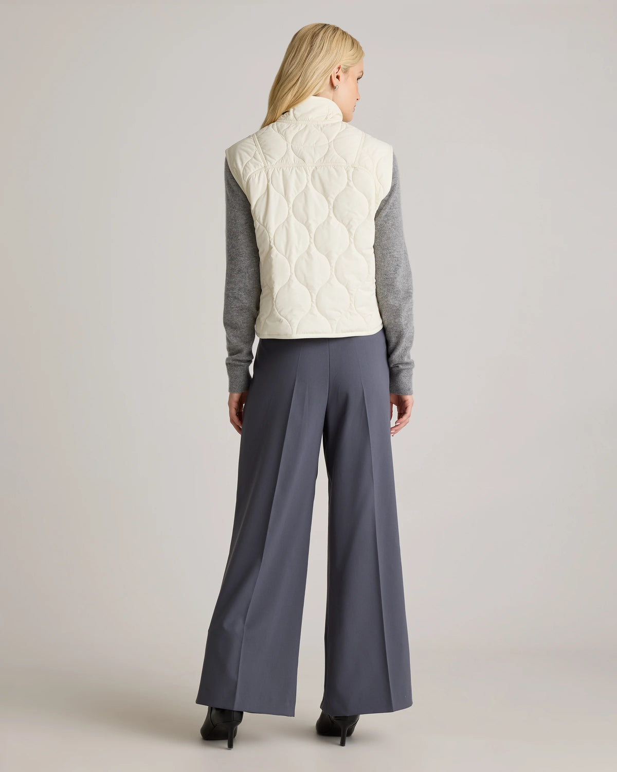 Featherless Quilted Puffer Vest - XS / Verdant Pine