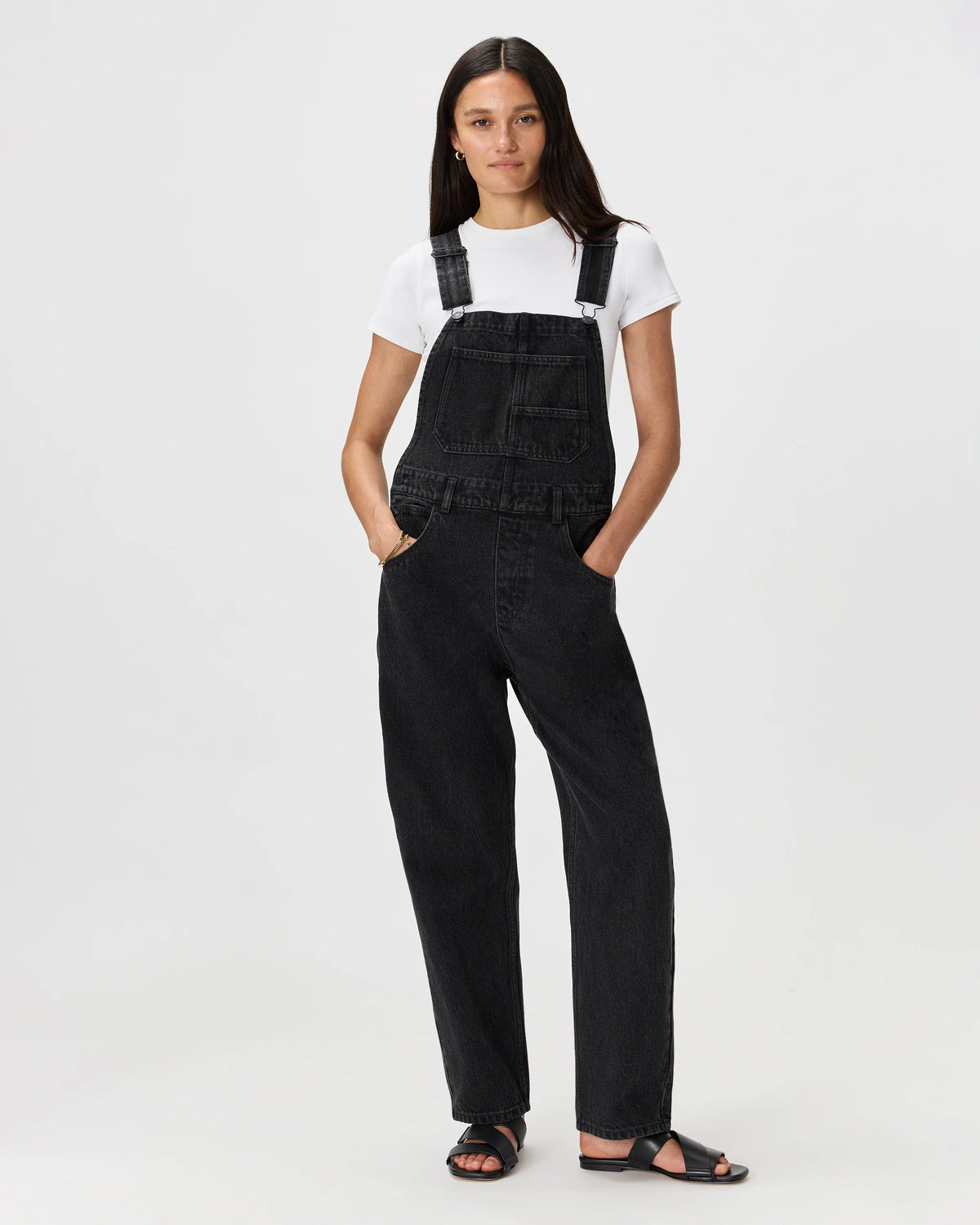 100% Organic Denim Overalls - XS / Mascara Black Main image