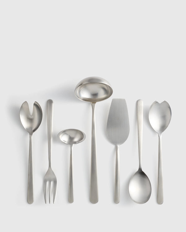 Linea 7-Pc Serving Utensil Set by Mepra - One Size / Polished Stainless Steel