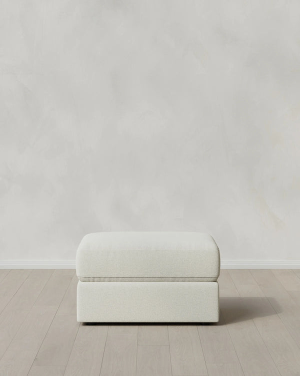Ashford Deep Seat Ottoman in Performance Basketweave - One Size / Navy