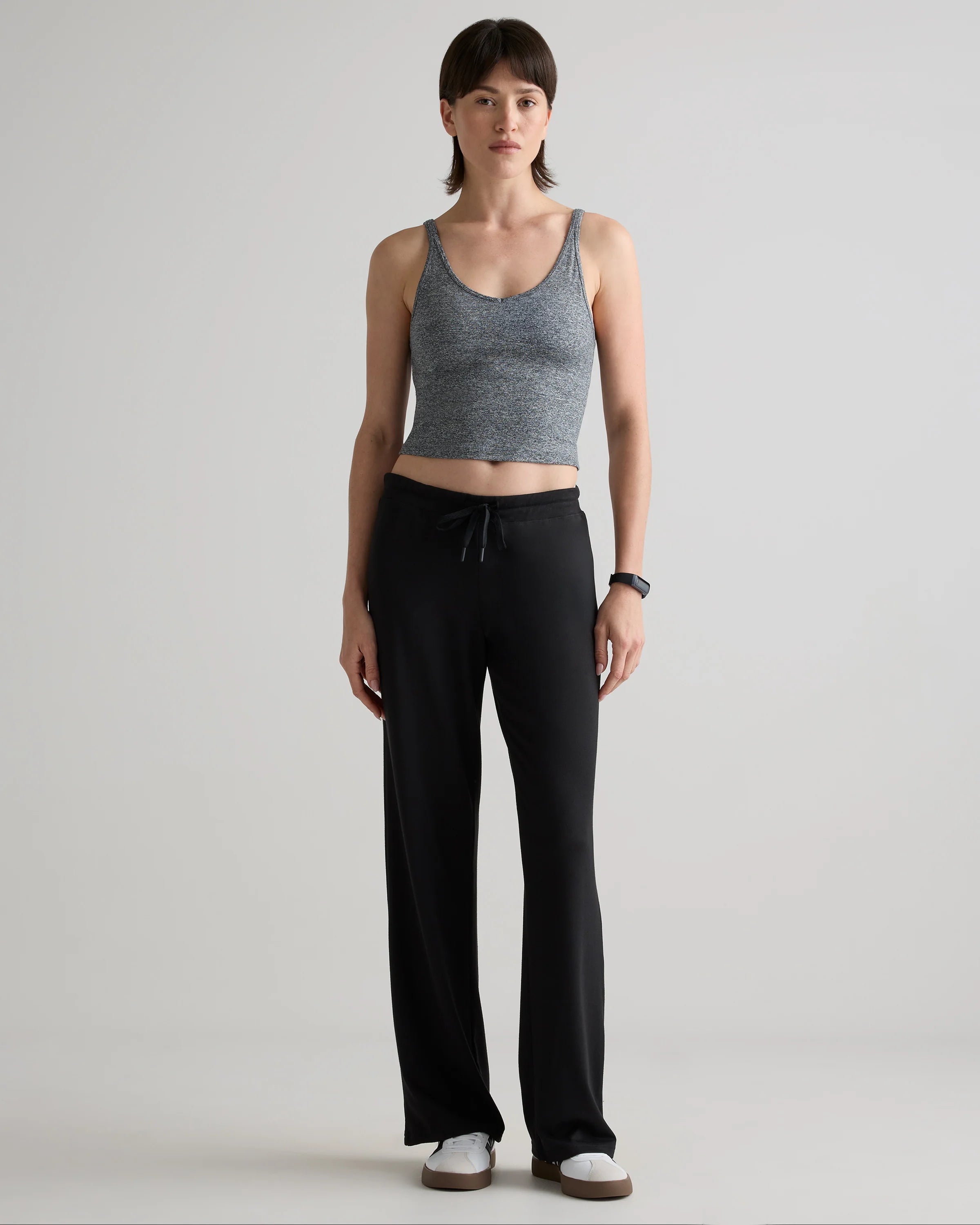 Flowknit Wide Leg Pants - XS / Black Secondary image