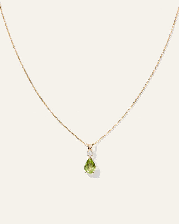 14K Gold Diamond & Semi-Precious Gemstone Drop Necklace - One Size / Yellow Gold