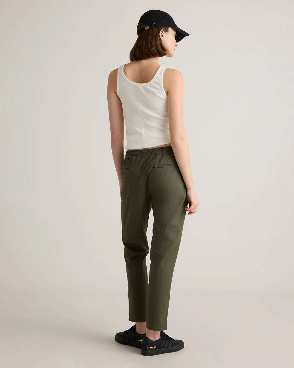 Organic Stretch Ripstop Straight Pants - XS / Steel