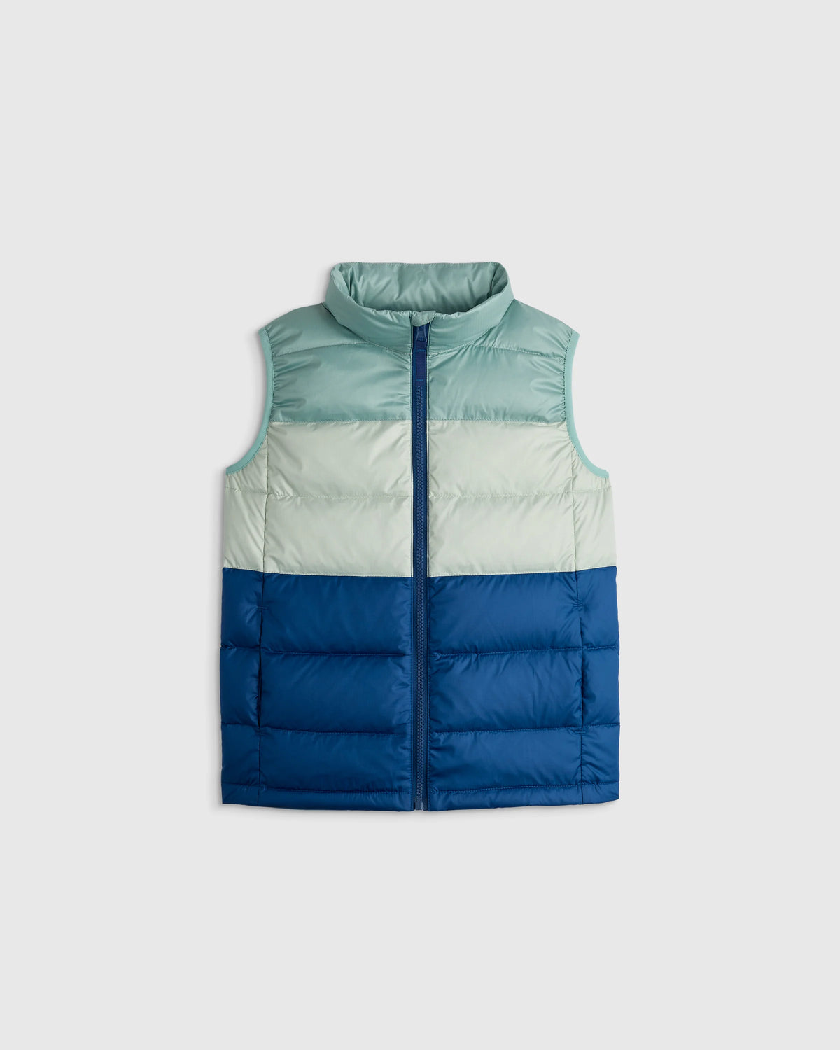 Lightweight Down Puffer Vest - 6 / Blue Colorblock Main image