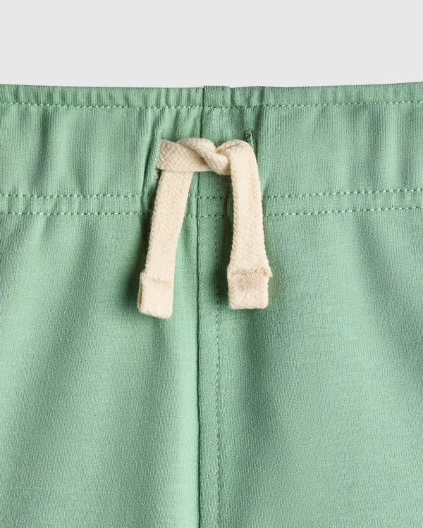 Organic Cotton French Terry Short - 3-6M / Heather Grey