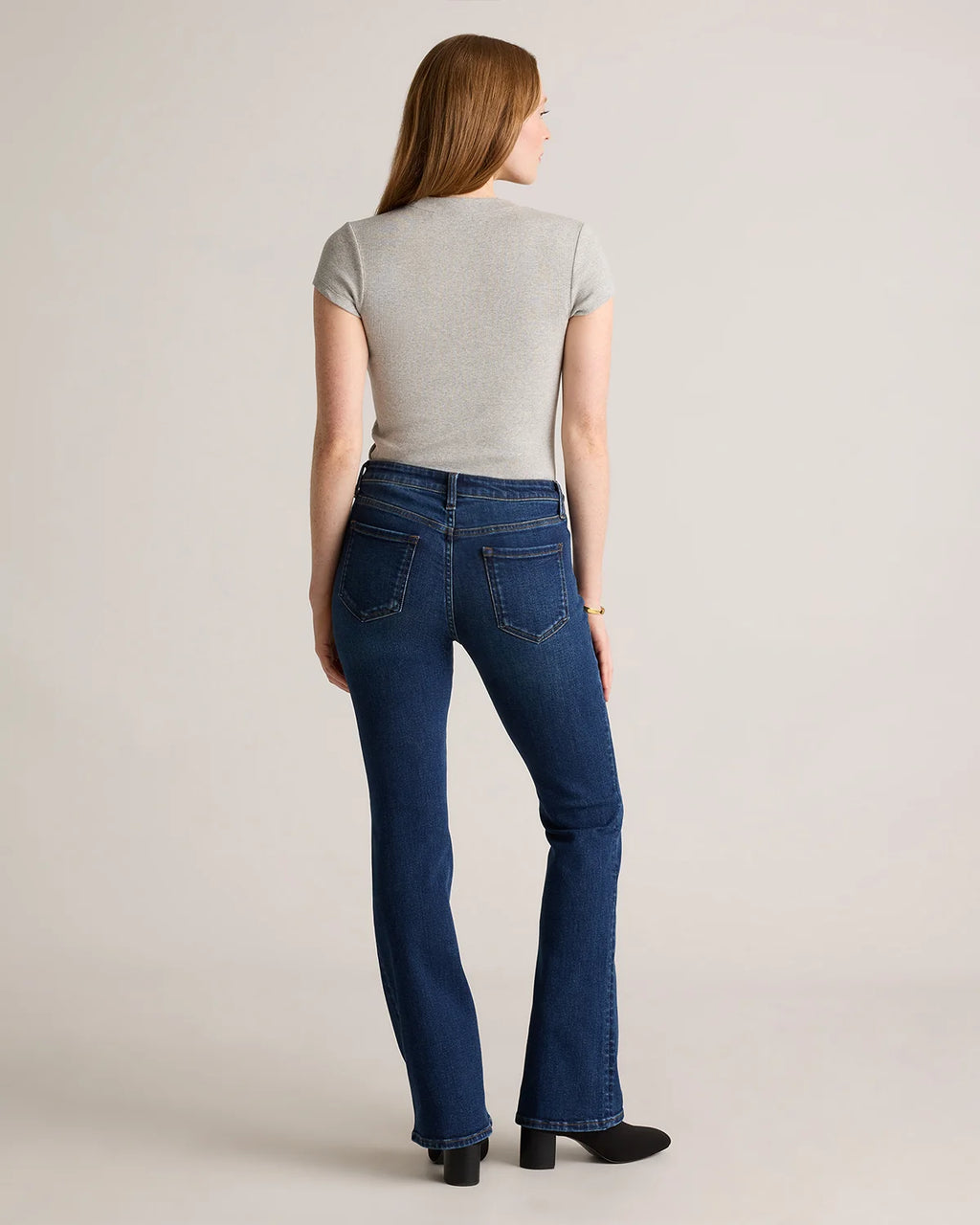 Luna Stretch Flare Jeans - 24 / Black