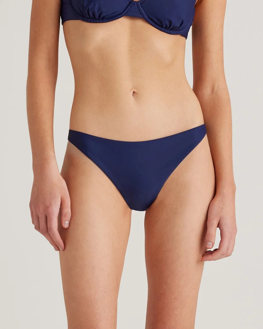 Italian Low-Rise Bikini Bottom - XS / Deep Navy Main image