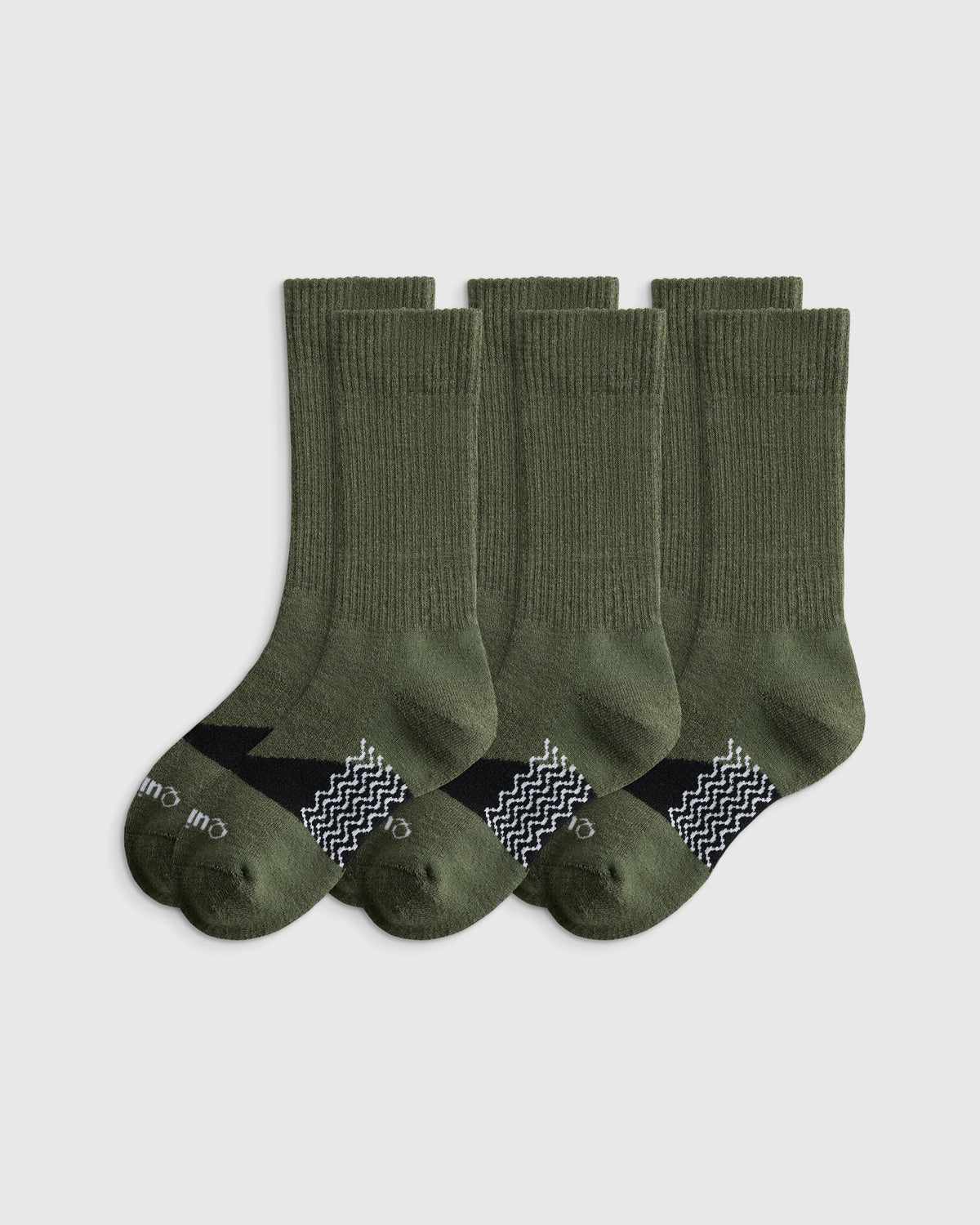 Alpaca Boot Socks (3-Pack) - S / Military Olive Main image
