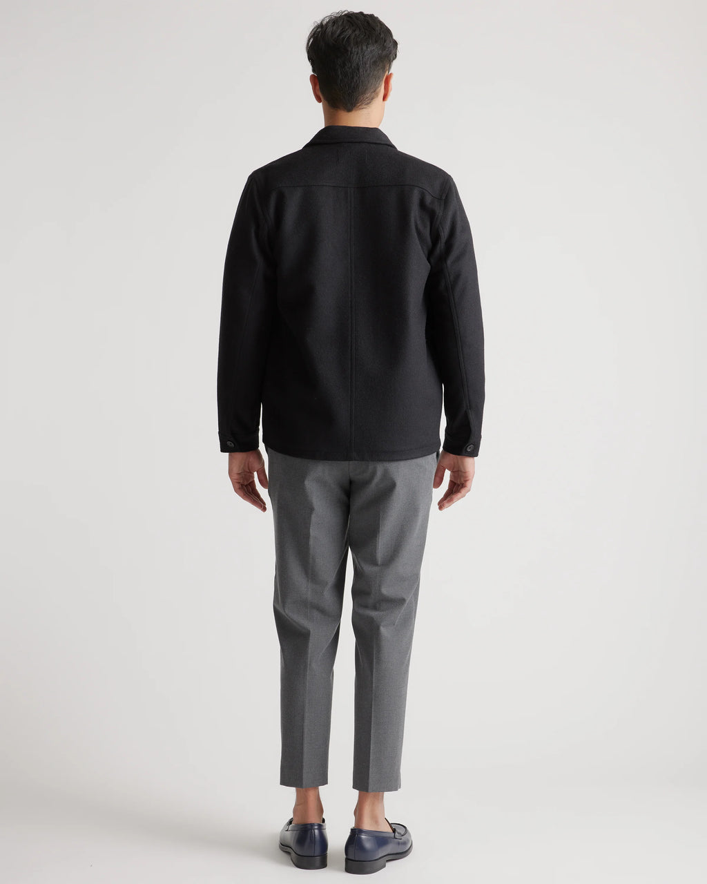 Italian Wool Chore Jacket - XS / Black
