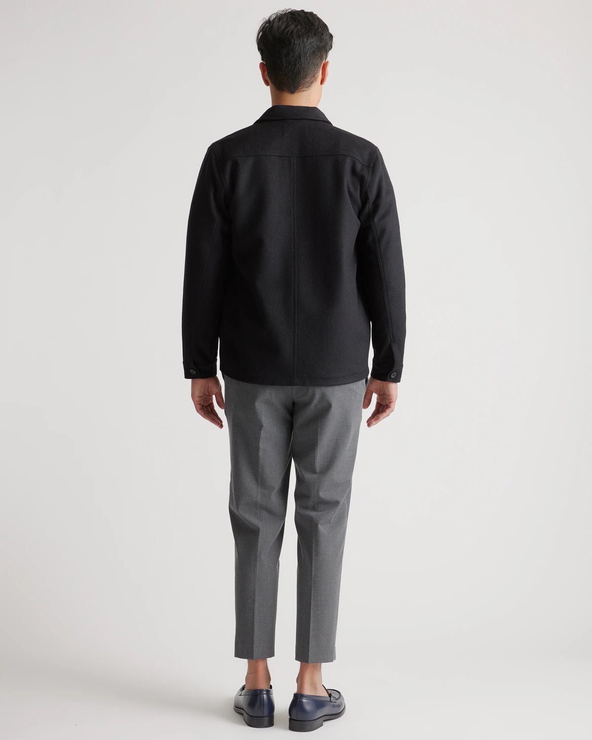 Italian Wool Chore Jacket - XS / Black