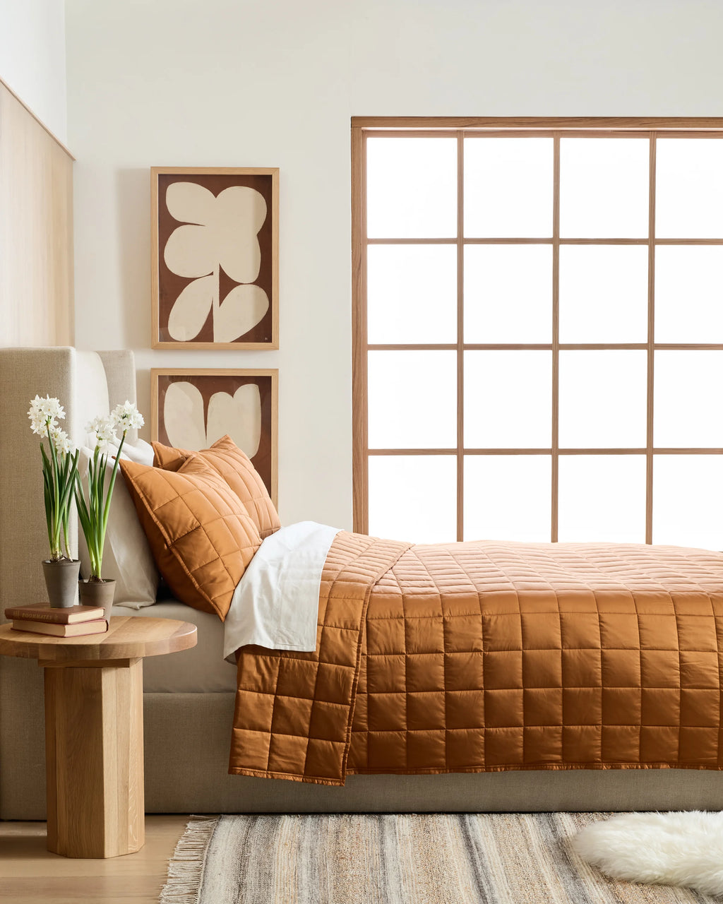 Perennial by Marco Marella (Set of 2) - 17.25"x25.25" / Oak