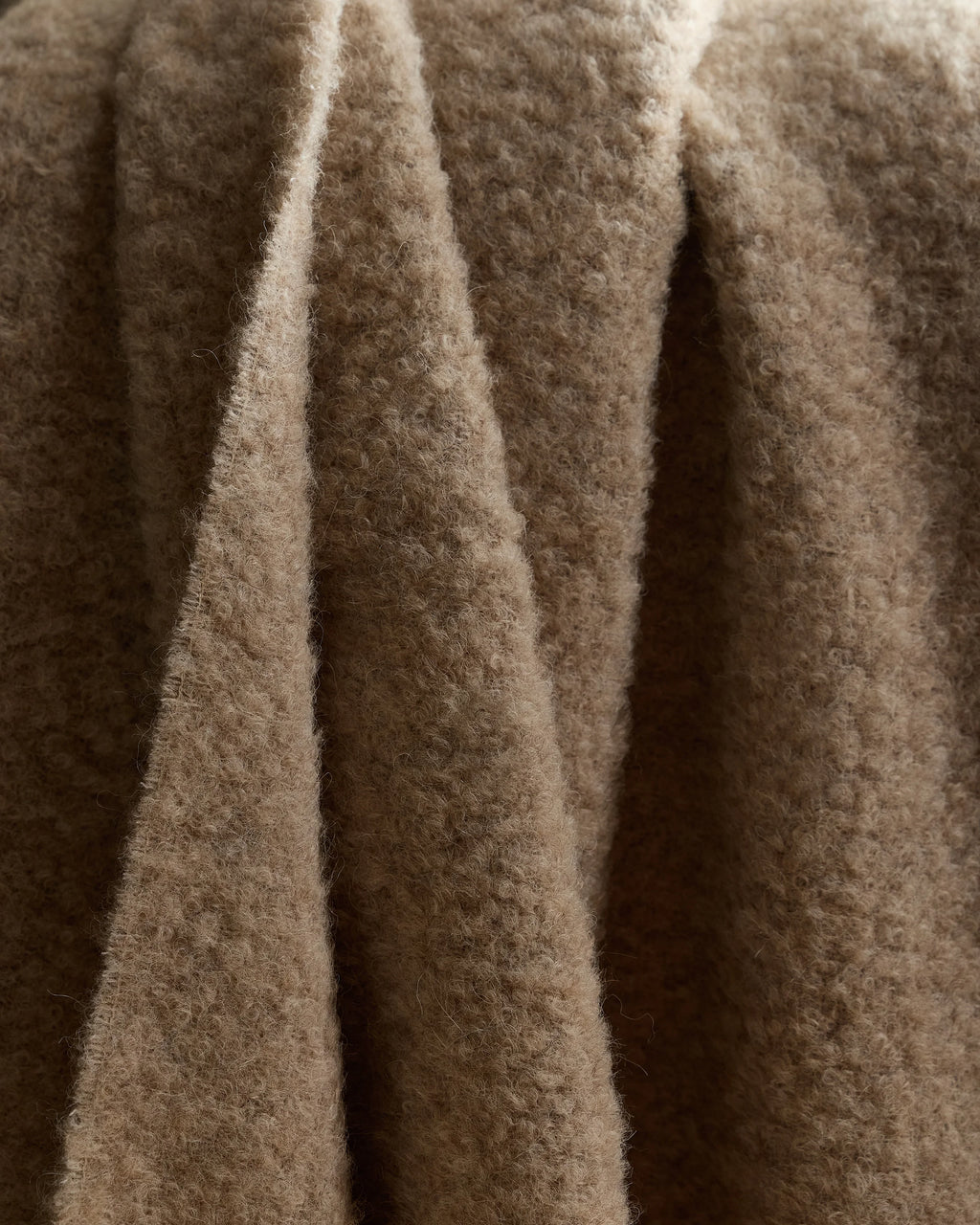 Alpaca Boucle Throw - 50x70 / Ivory