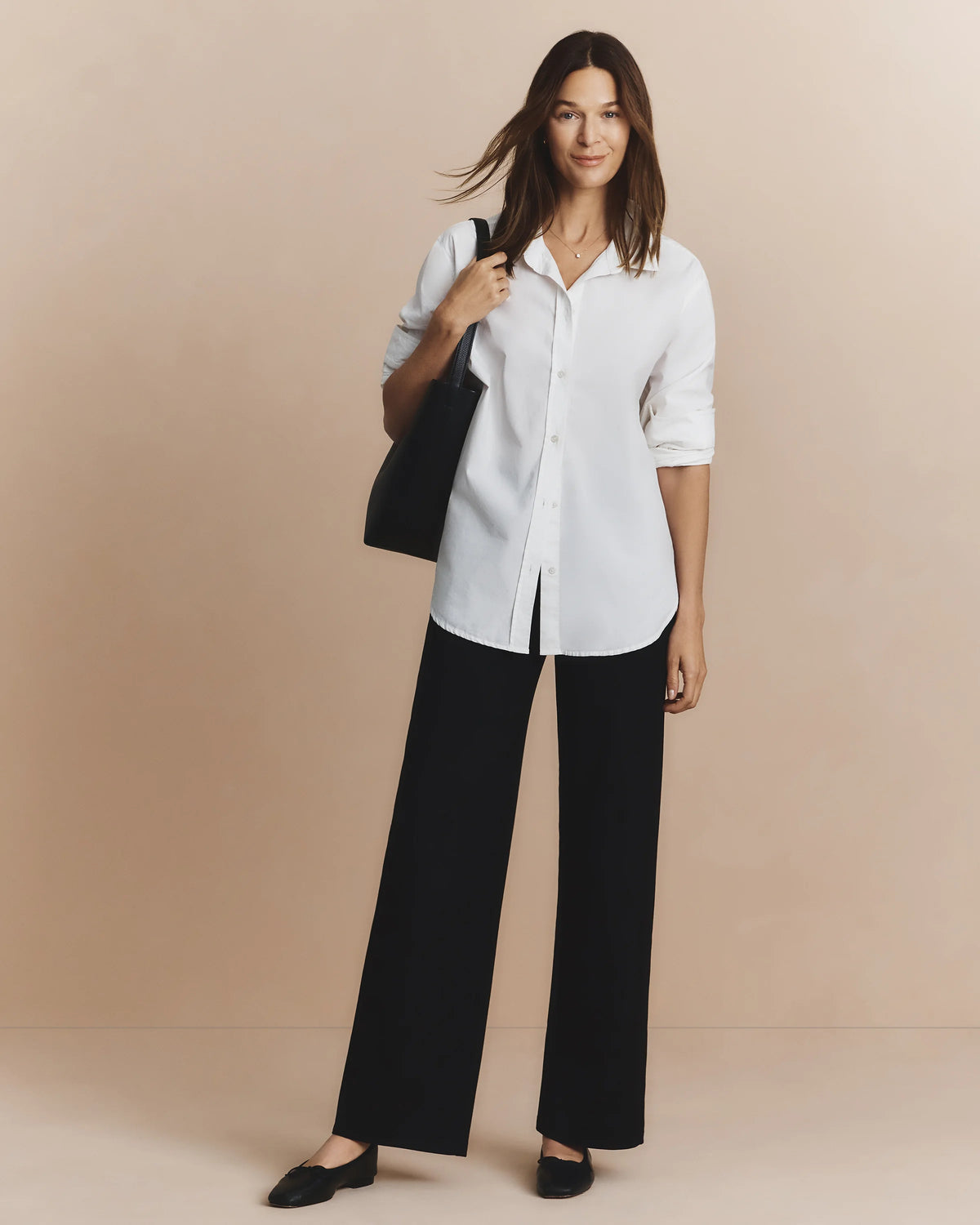 Ultra-Stretch Ponte Wide Leg Pants - XS / Espresso