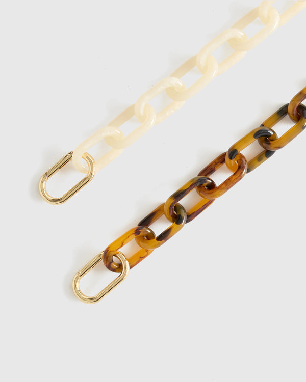 Resin Shoulder Strap - One Size / Ginger Tortoise