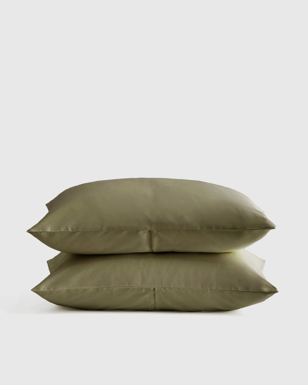 Luxury Organic Sateen Sham Set - Standard / Aloe