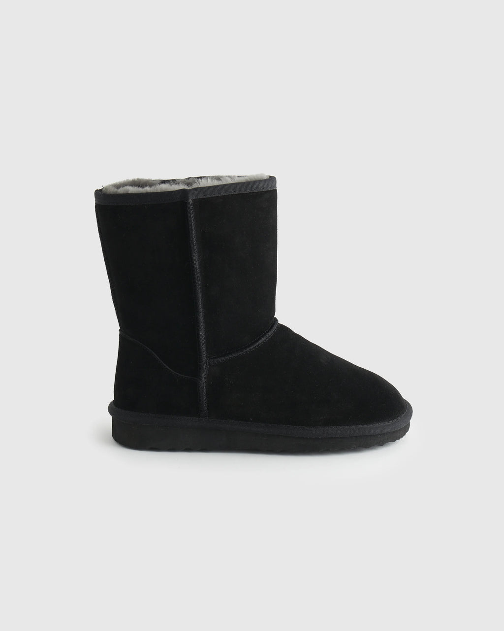 Australian Shearling Mid-Calf Boot - 6 / True Black
