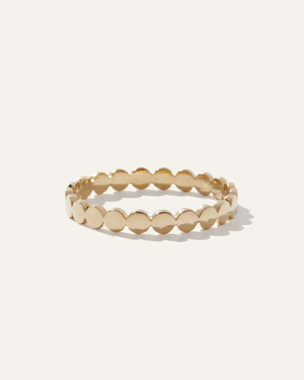 14K Gold Circle Eternity Band - 4 / Yellow Gold