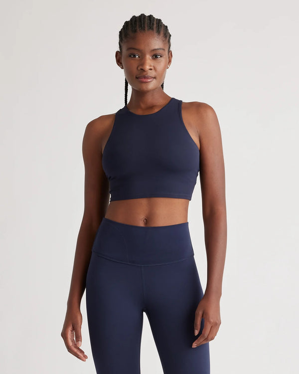 Ultra-Form High-Neck Cropped Tank - XS / Black Camo