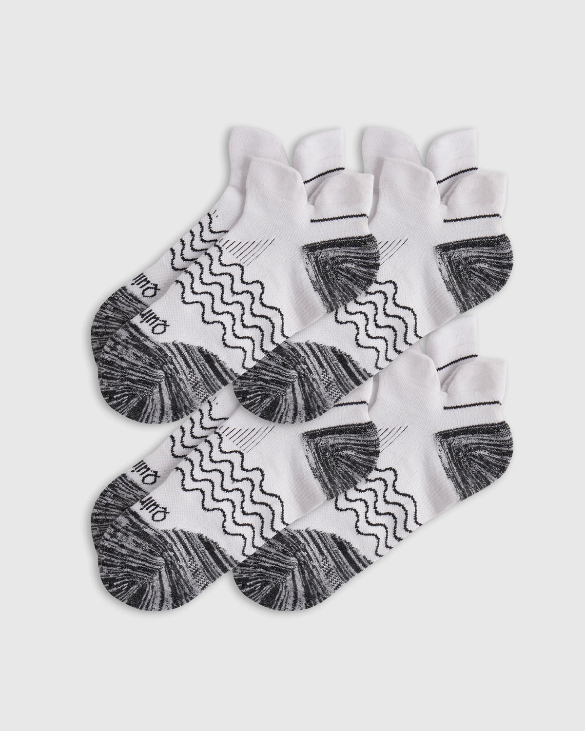 Performance Running Ankle Socks (4-Pack) - S / White Main image