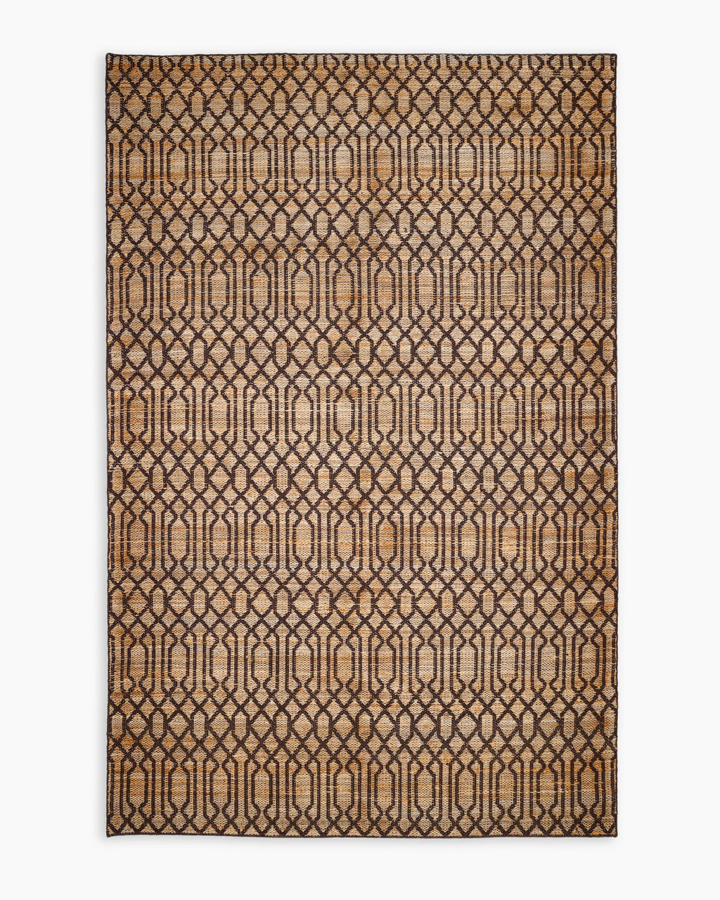 Birch Handwoven Jute-Blend Rug - 5' x 8' / Brown