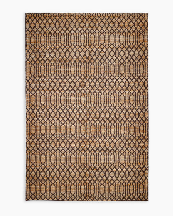 Birch Handwoven Jute-Blend Rug - 5' x 8' / Brown