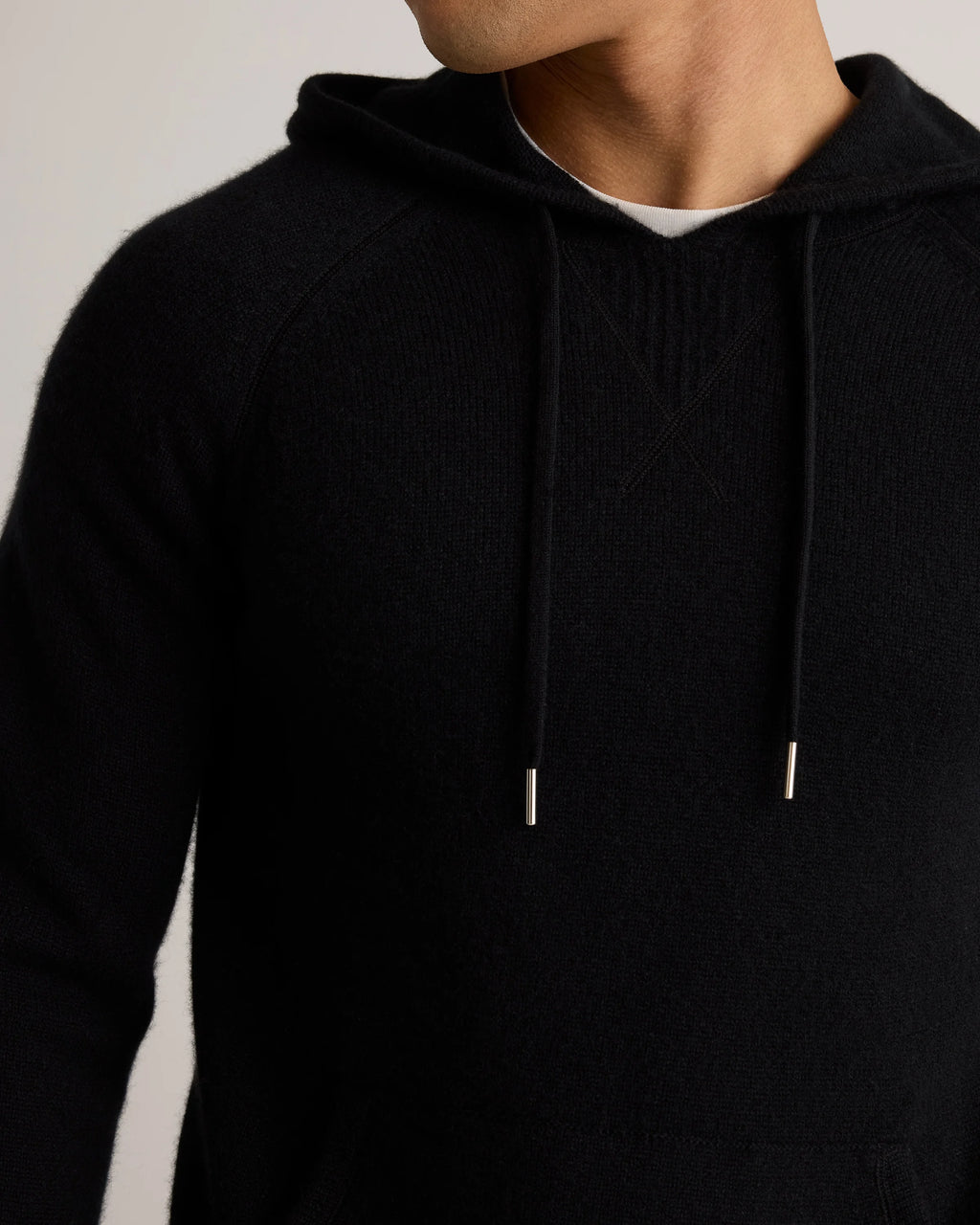 Mongolian Cashmere Pullover Hoodie - XS / Sea Spray Green