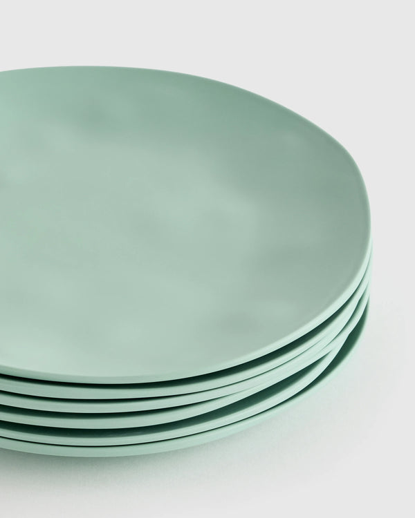 Outdoor Melamine 18pc Dinnerware Set - One Size / Mint Green