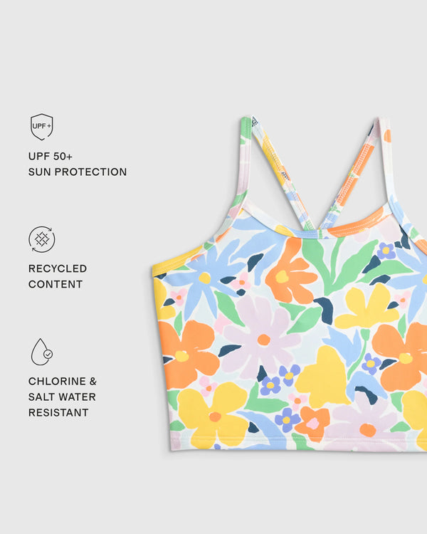 Tankini Swimsuit - 6 / Soft Ditsy Floral