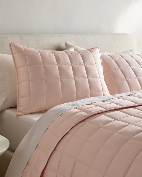 Bamboo Box Quilt Set - Twin / Sage