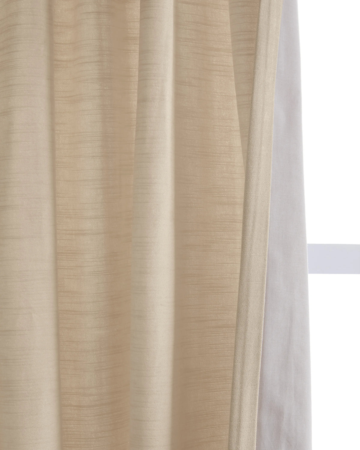 Luster Velvet Curtain - Single Panel - 48x84 / Champagne