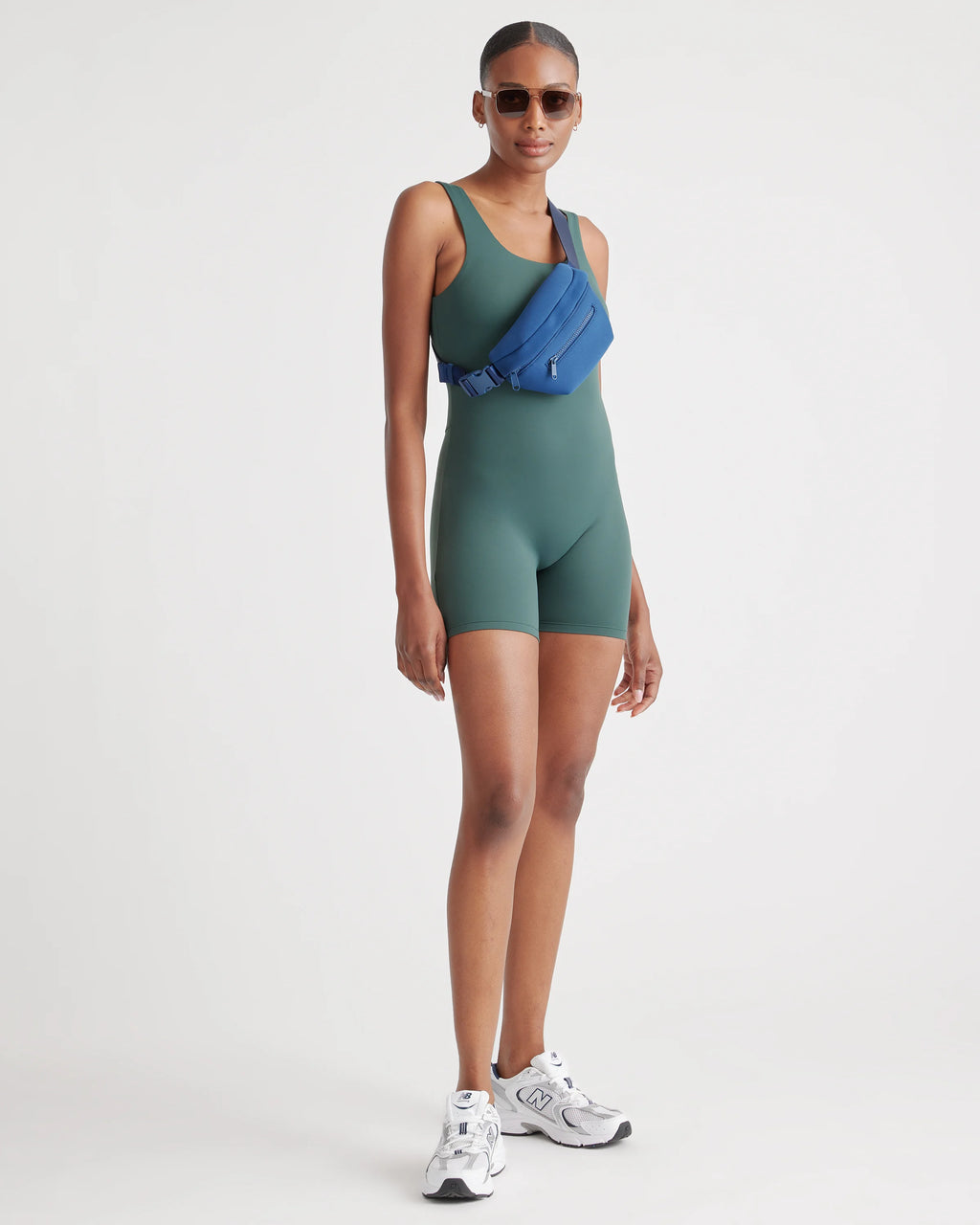 Ultra-Form Short Jumpsuit - XS / Forest Green