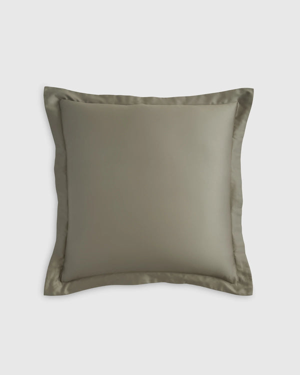 Signature Giza Cotton Sateen Euro Sham - Euro / Mineral