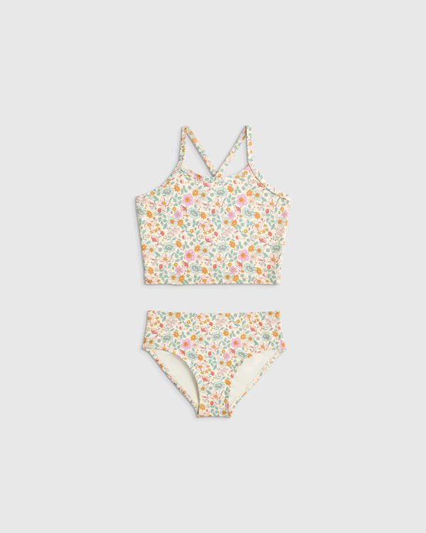 Tankini Swimsuit - 6 / Soft Ditsy Floral