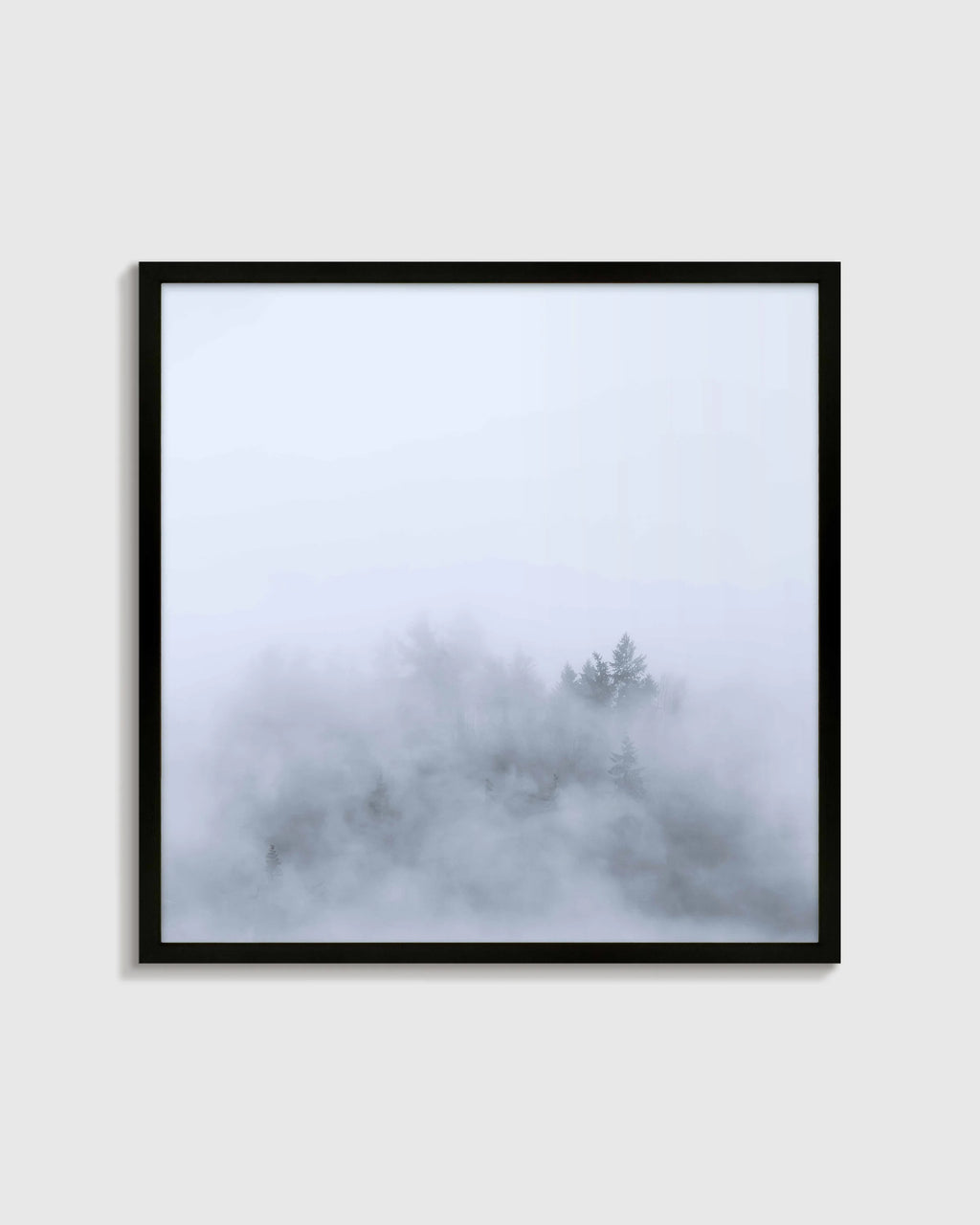 Above the Mist by Laura Zimmerman - 21.25"x21.25" / White