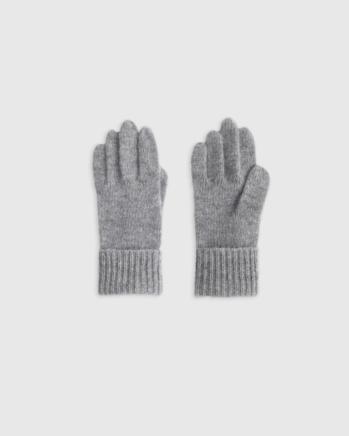 Washable Cashmere Gloves - 2T-3T / Heather Grey Main image
