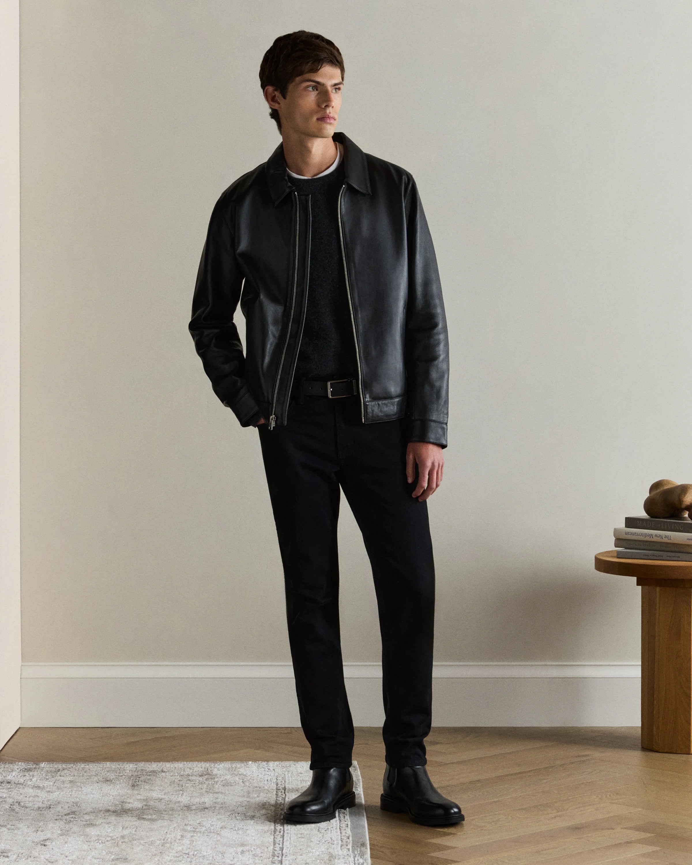 Warren Stretch Slim Jeans - 30X30 / Black Secondary image