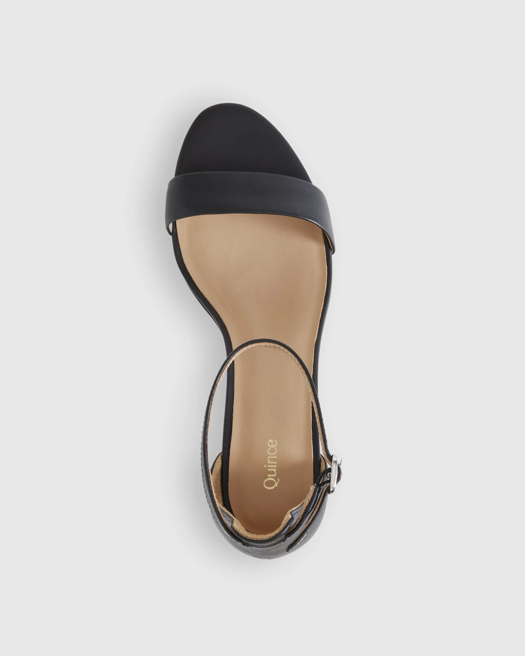 Italian Leather 65mm Block Heel - 5 / Cashew