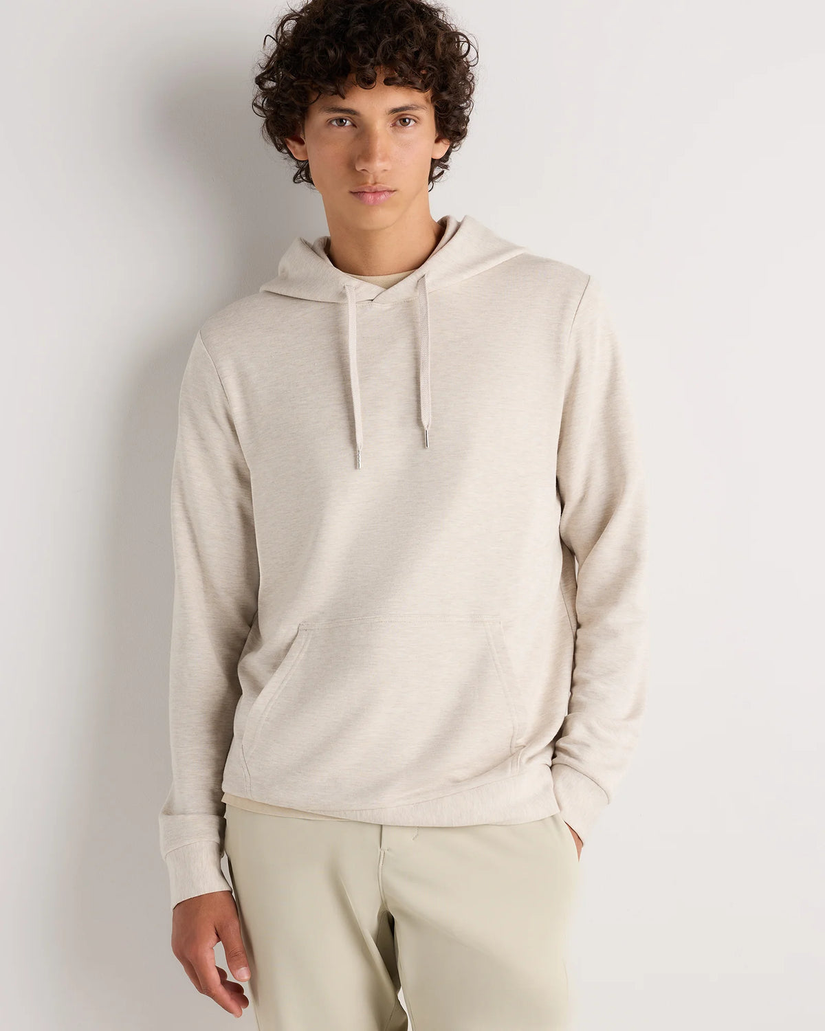 Supersoft Fleece Pullover Hoodie - XS / Heather Oatmeal Main image