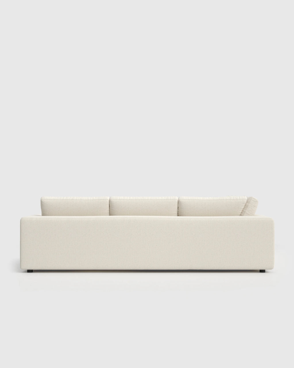 Ashford Deep Seat L Sectional in Performance Chenille Linen Blend - 119x119 / Sorrell
