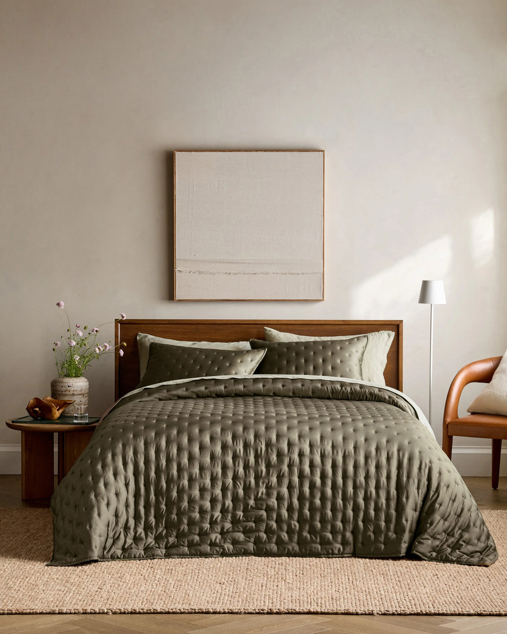 Bamboo Dream Quilt - Twin / Sage