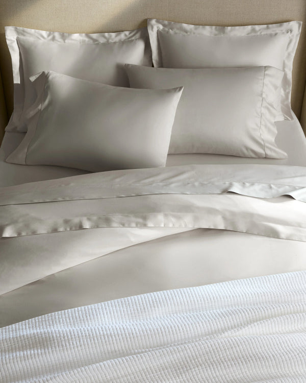 Signature Giza Cotton Sateen Duvet Cover Set - Twin / Sand