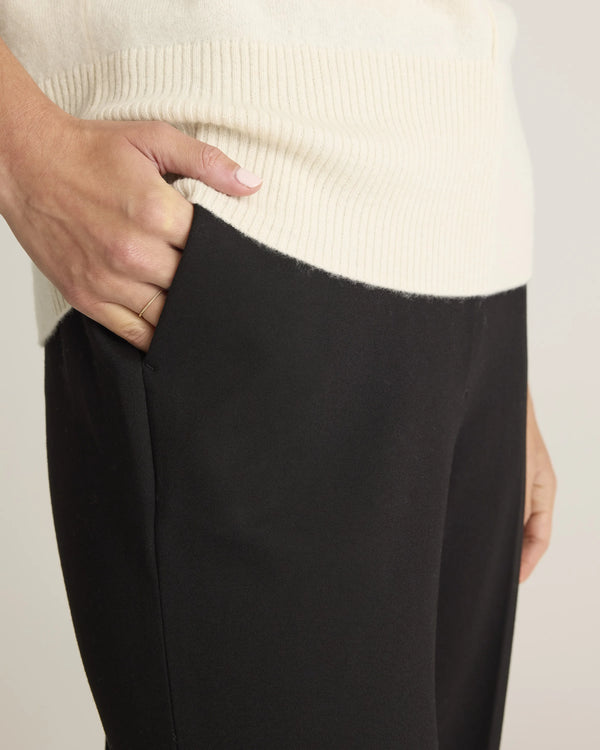 Ultra-Stretch Ponte Trouser - 0 / Navy