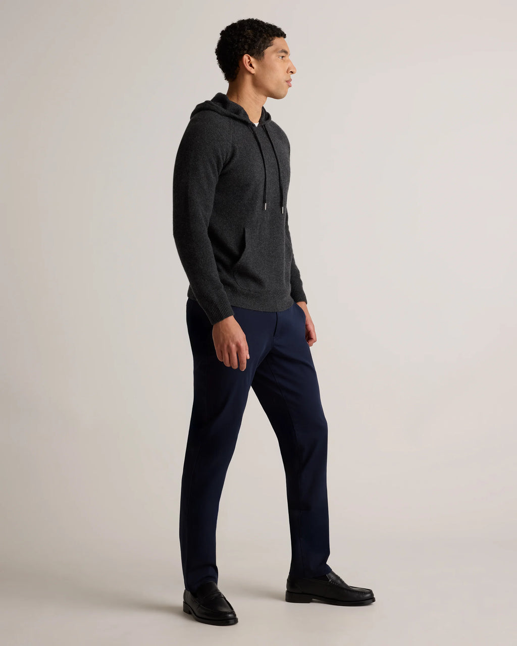 Mongolian Cashmere Pullover Hoodie - XS / Sea Spray Green