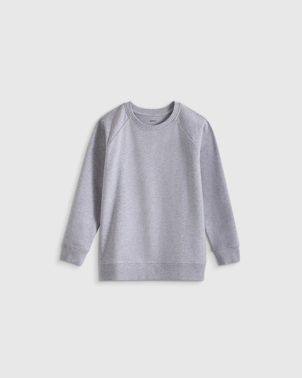 Organic Cotton French Terry Crew Neck Sweatshirt - 2T / Heart Graphic