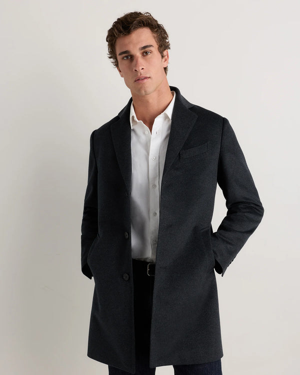 100% Mongolian Cashmere Car Coat - S / Camel