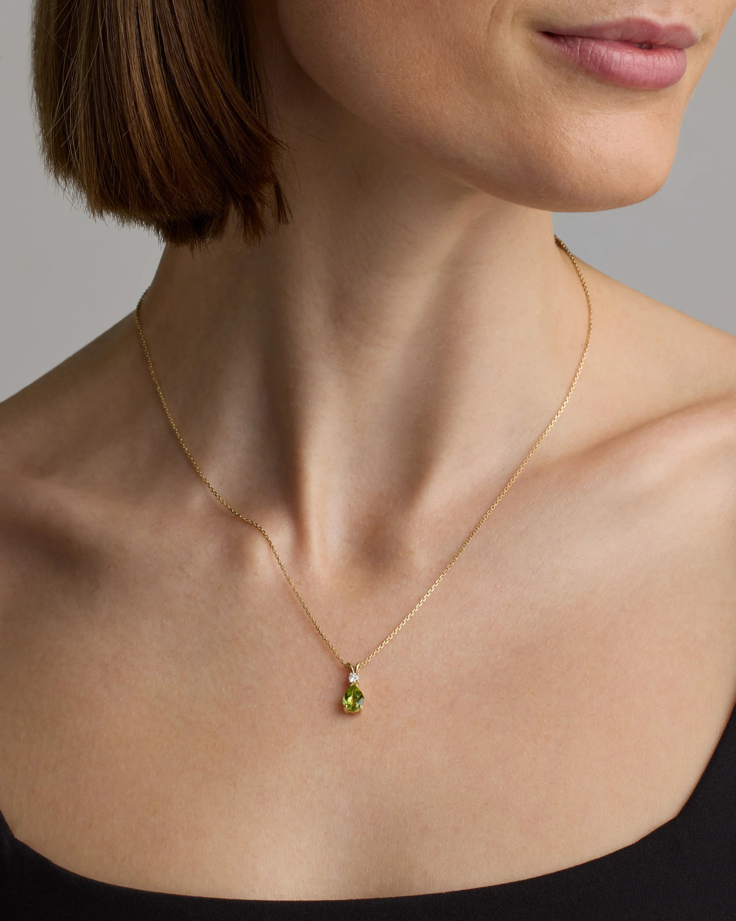 14K Gold Diamond & Semi-Precious Gemstone Drop Necklace - One Size / Yellow Gold Secondary image